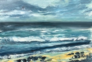 dunkler Himmel am Meer (C) Heidi Nübling dunkler Himmel am Meer (C) Heidi Nübling
