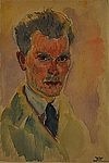 Hans Brasch Selbstbildnis, Aquarell Hans Brasch Selbstbildnis, Aquarell