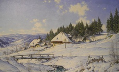 Karl Hauptmann \"Winterlandschaft\"